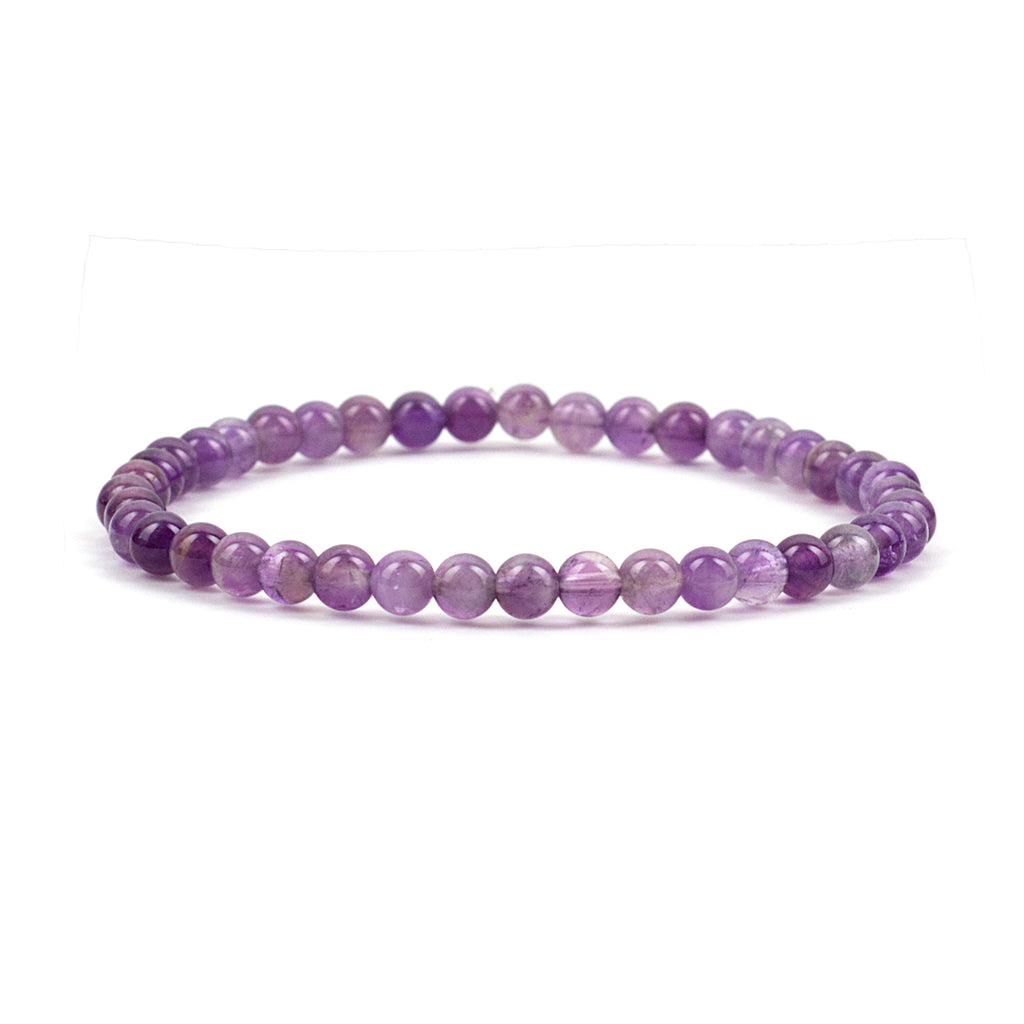 Stretch Bracelet  6mm Beads (Amethyst) – Cherry Tree Collection