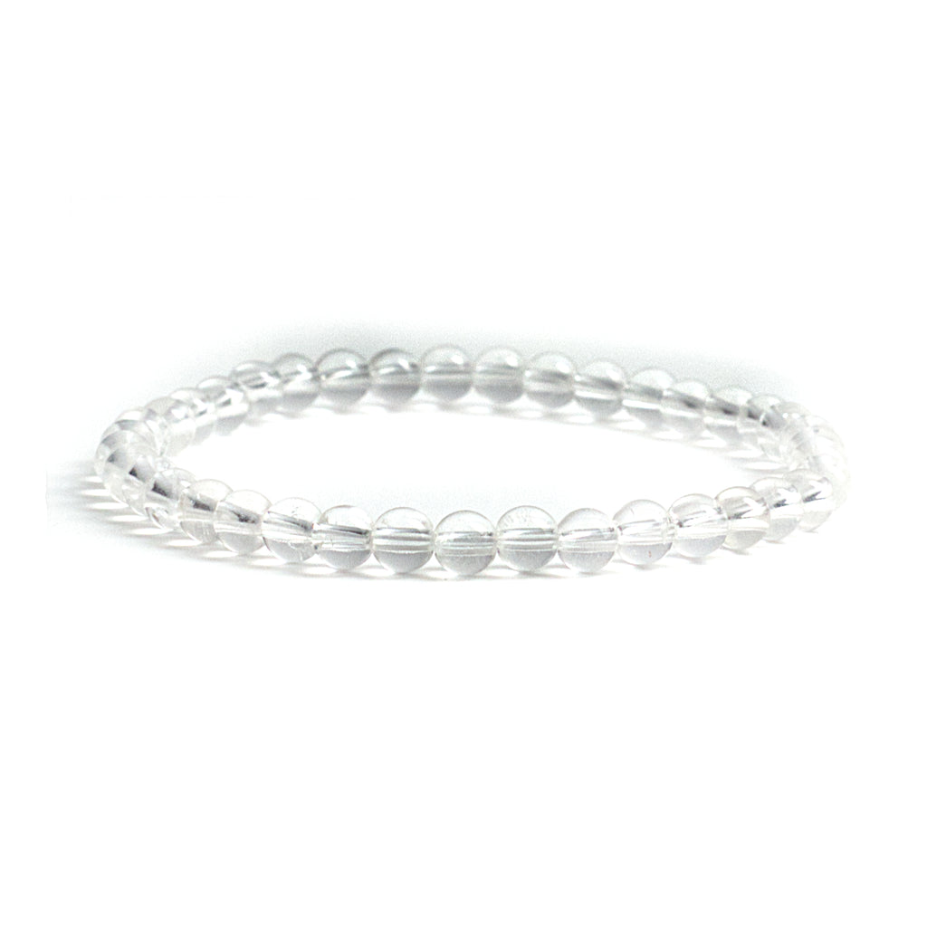 Clear Crystal Bracelet Clear Crystal Stretch Bracelet 4mm Tiny