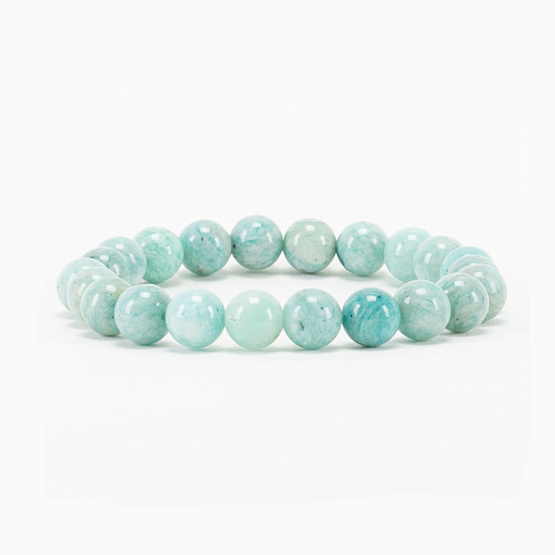 Cherry Tree Collection | Stretch Bracelet | 8mm Beads (Russian Amazonite)