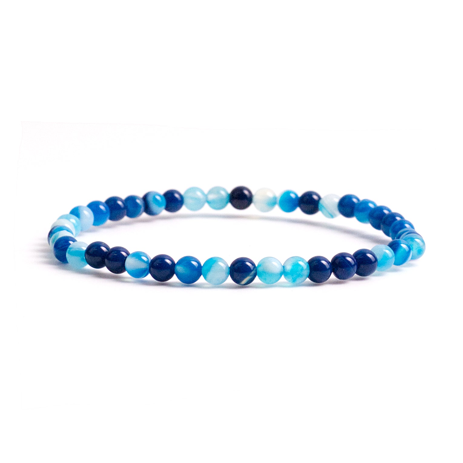 Shops blue stretch bracelet