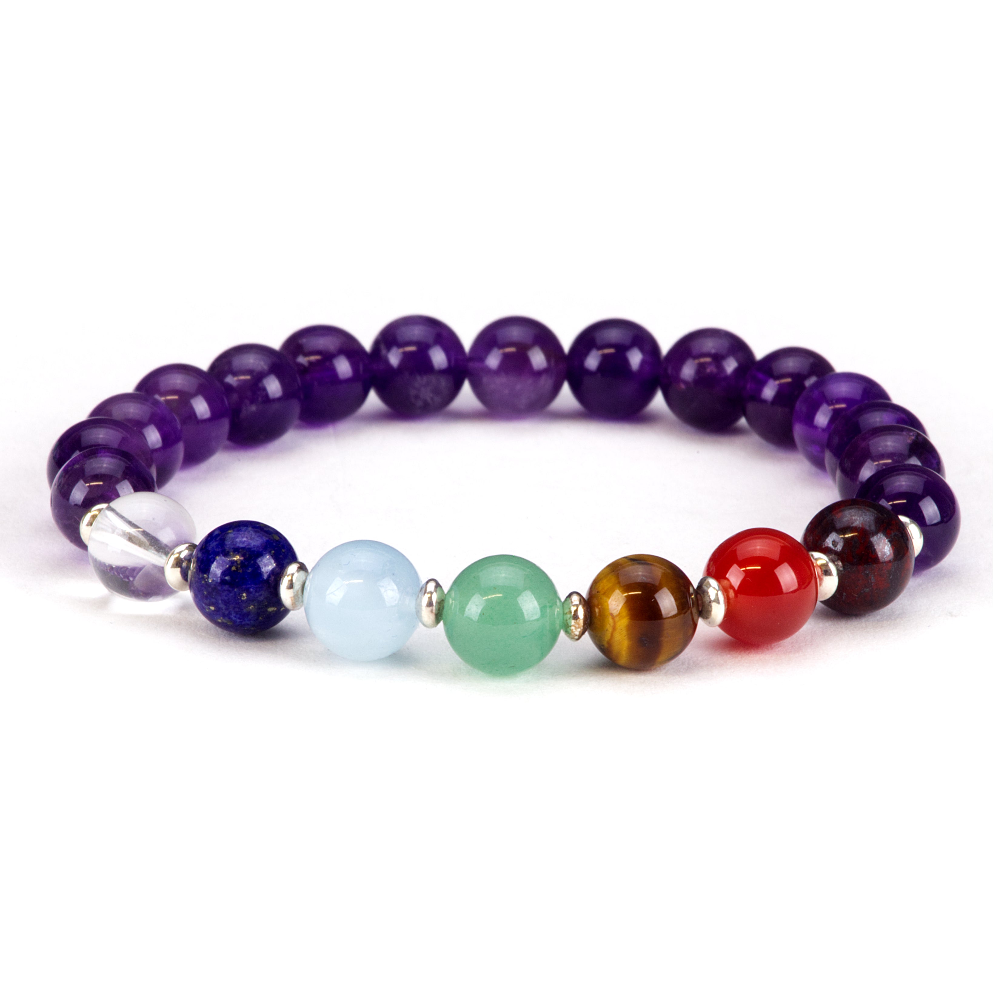 Amethyst clearance chakra bracelet