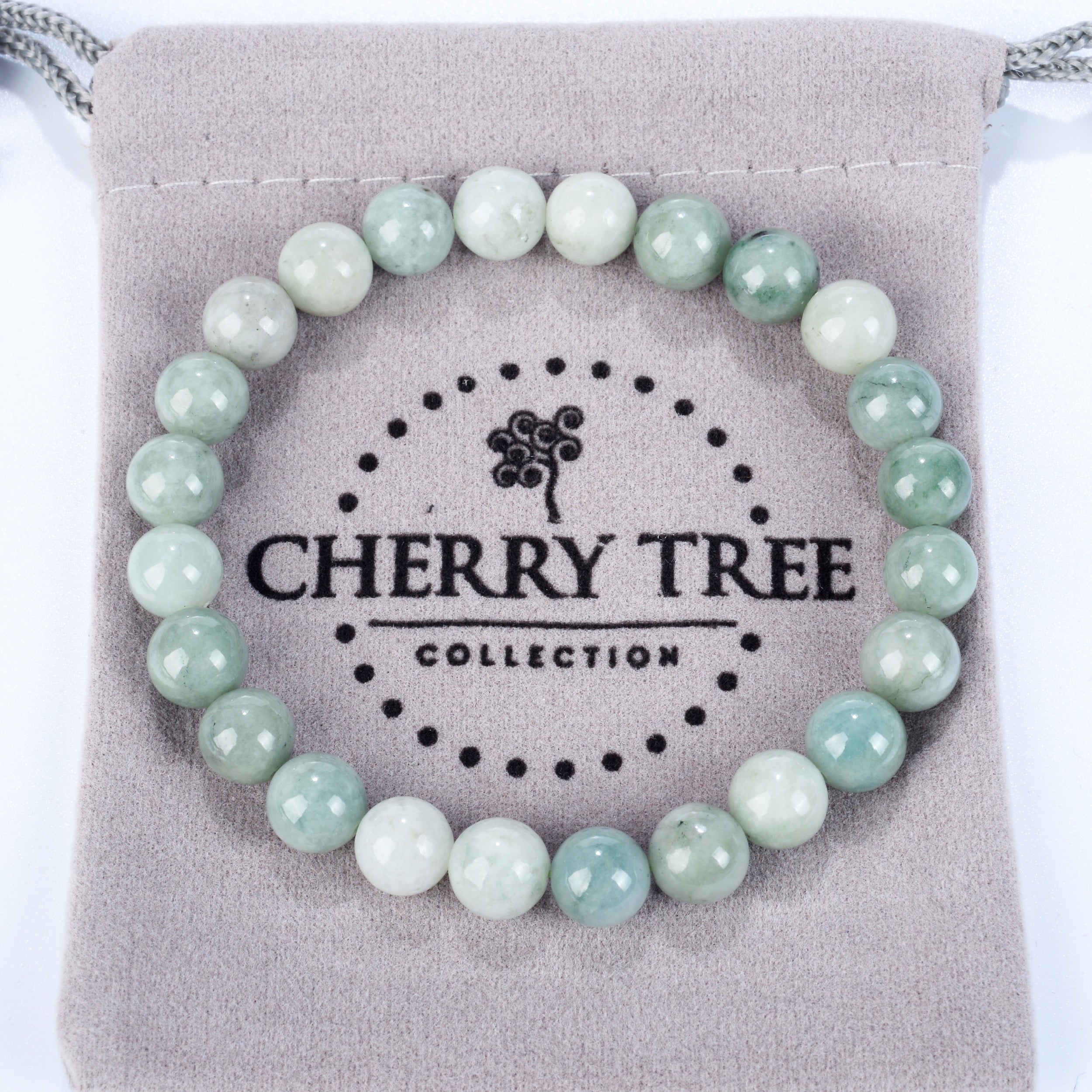 Jade stretch shop bracelet