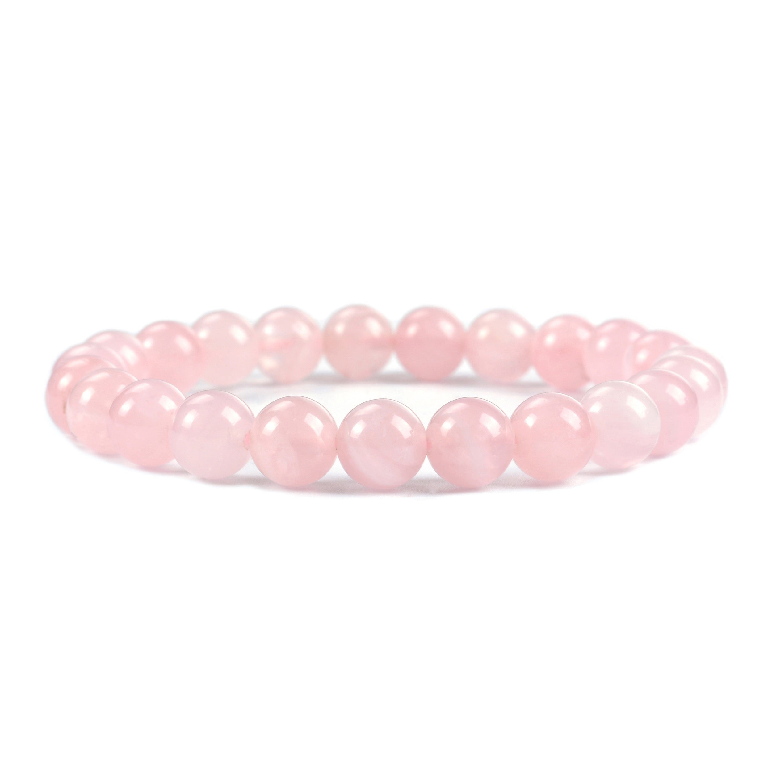 Rose quartz store stretch bracelet